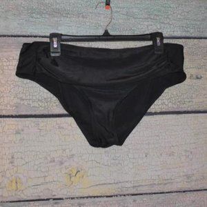 Black Bikini Swimsuit Bottoms 2X NWT Bathing Suit Plus Tankini